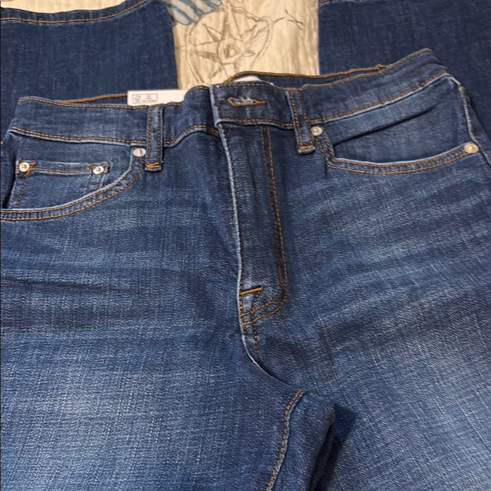 Ella Moss Women's Blue Straight Leg Jeans
